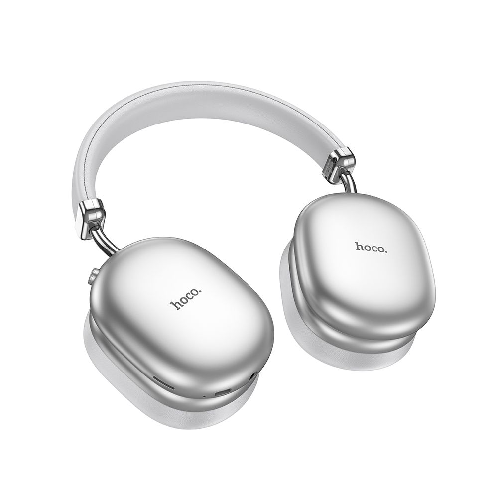 Handsfree Bluetooth HOCO W35 Max, A2DP, ANC, Ezüst