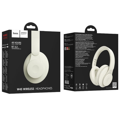 Handsfree Bluetooth HOCO W45, A2DP, Fehér