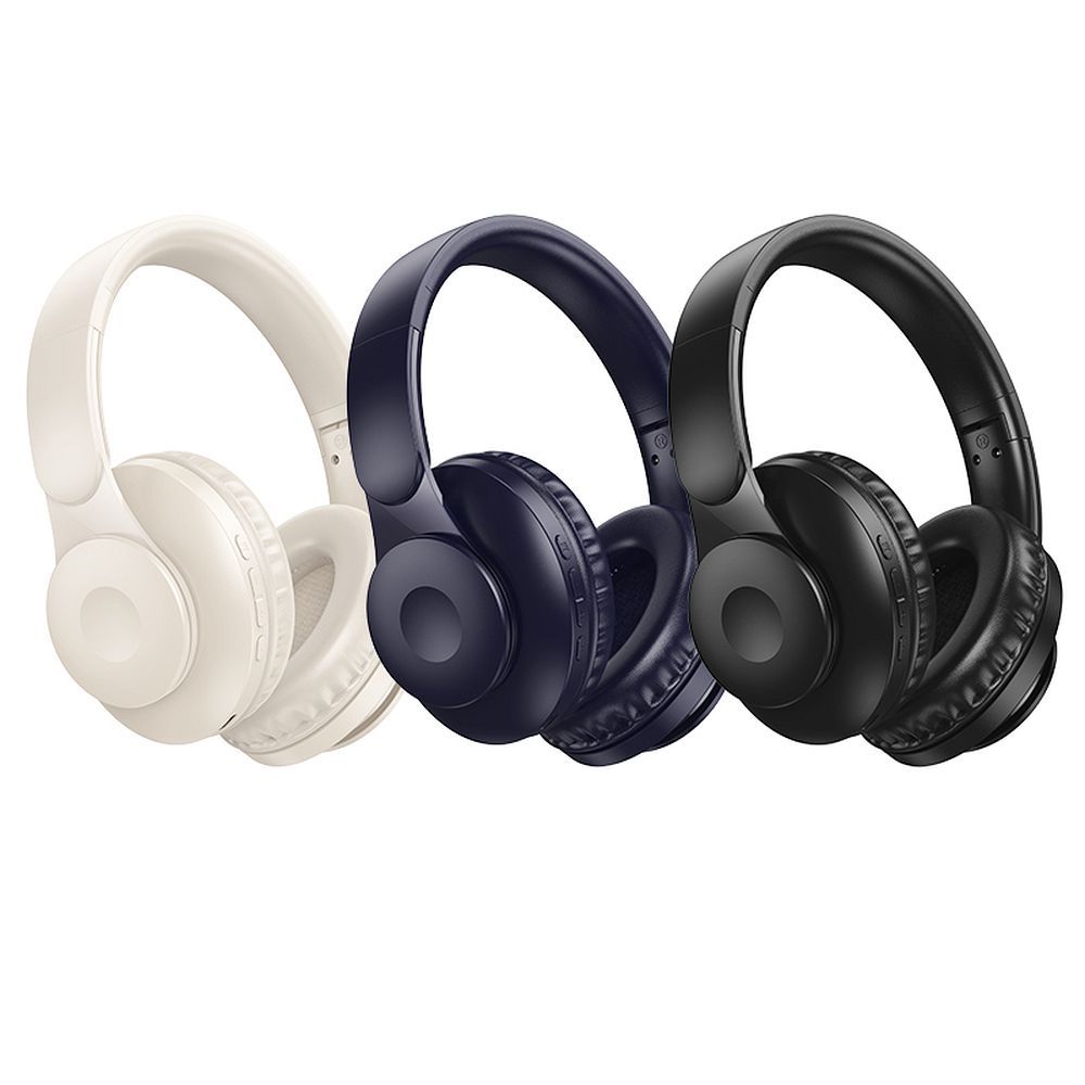 Handsfree Bluetooth HOCO W45, A2DP, Fehér
