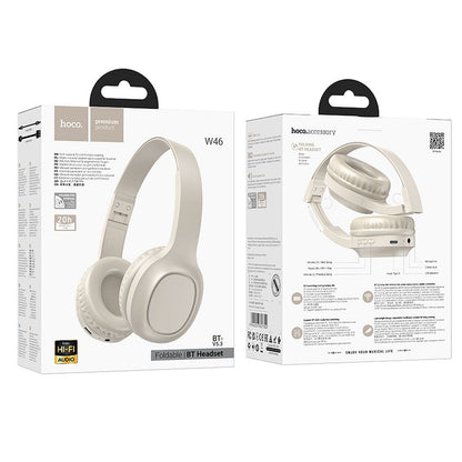 Handsfree Bluetooth HOCO W46, A2DP, Fehér