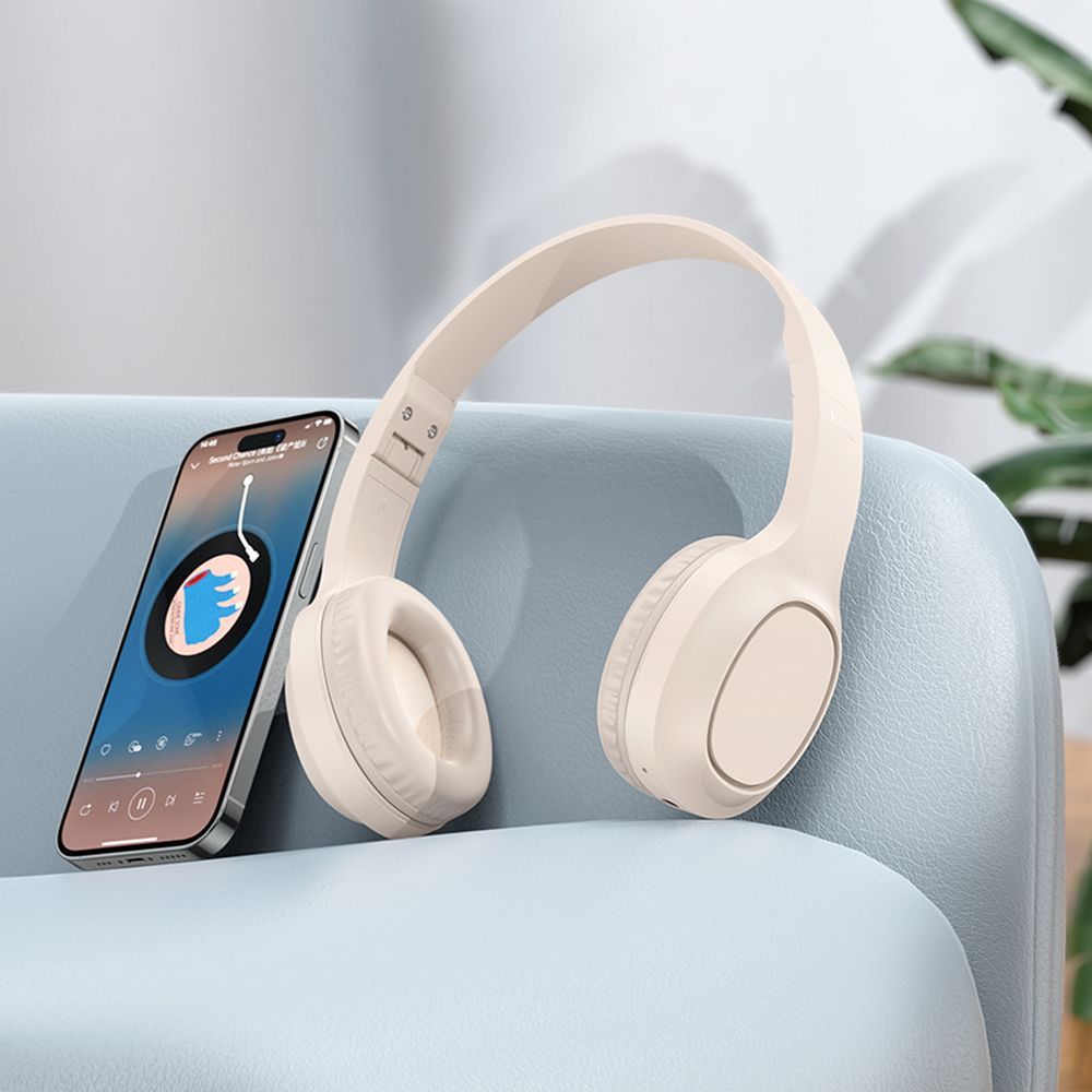 Handsfree Bluetooth HOCO W46, A2DP, Fehér