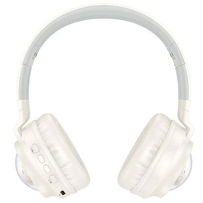 Handsfree Bluetooth HOCO W50 Kids Cute Cat, A2DP, Fehér