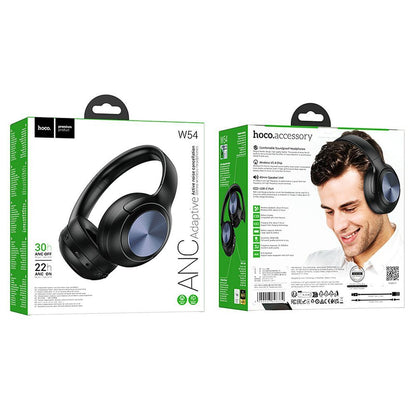 Handsfree Bluetooth HOCO W54, A2DP, ANC, Fekete