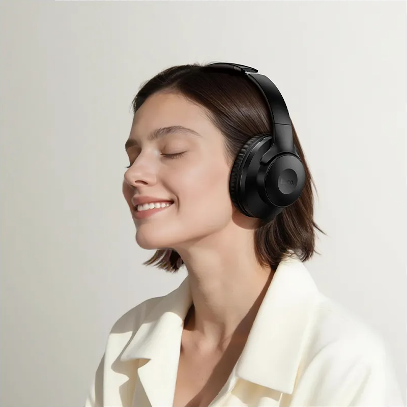 Handsfree Bluetooth HOCO W71, A2DP, Fekete