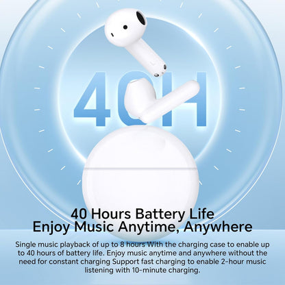 Handsfree Bluetooth Honor Choice X7e, TWS, ANC, Fehér 5504ABHF