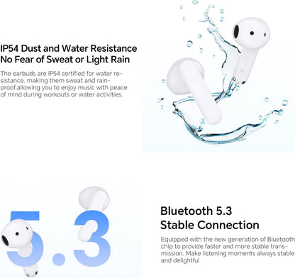Handsfree Bluetooth Honor Choice X7e, TWS, ANC, Fehér 5504ABHF