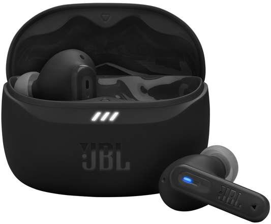 Handsfree Bluetooth JBL Tune Beam 2, TWS, ANC, MultiPoint, Fekete JBLTBEAM2BLK