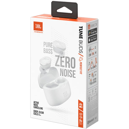 Handsfree Bluetooth JBL Tune Buds, TWS, ANC, MultiPoint, Fehér JBLTBUDSWHT
