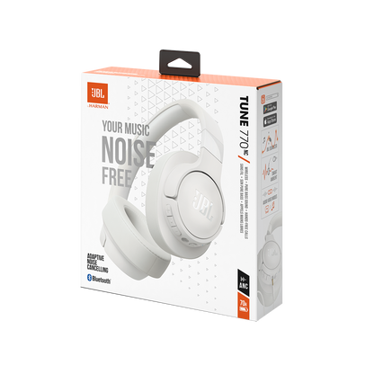 Handsfree Bluetooth JBL Tune 770NC, MultiPoint, A2DP, ANC, Fehér JBLT770NCWHT