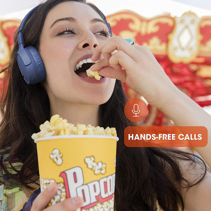 Handsfree Bluetooth JBL Tune 510BT, MultiPoint, A2DP, Fekete JBLT510BTBLKEU