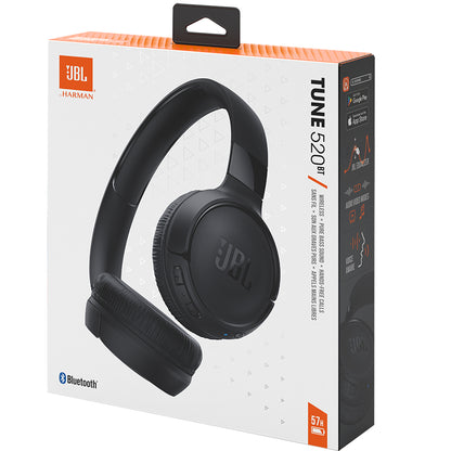 Bluetooth kihangosító JBL Tune 520BT, MultiPoint, A2DP, fekete JBLT520BTBLK JBLT520BTBLK