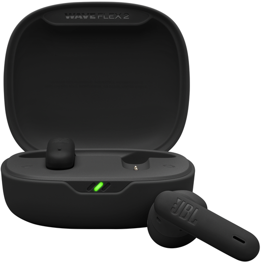 Handsfree Bluetooth JBL Wave Flex 2, TWS, ANC, MultiPoint, Fekete JBLWFLEX2BLK