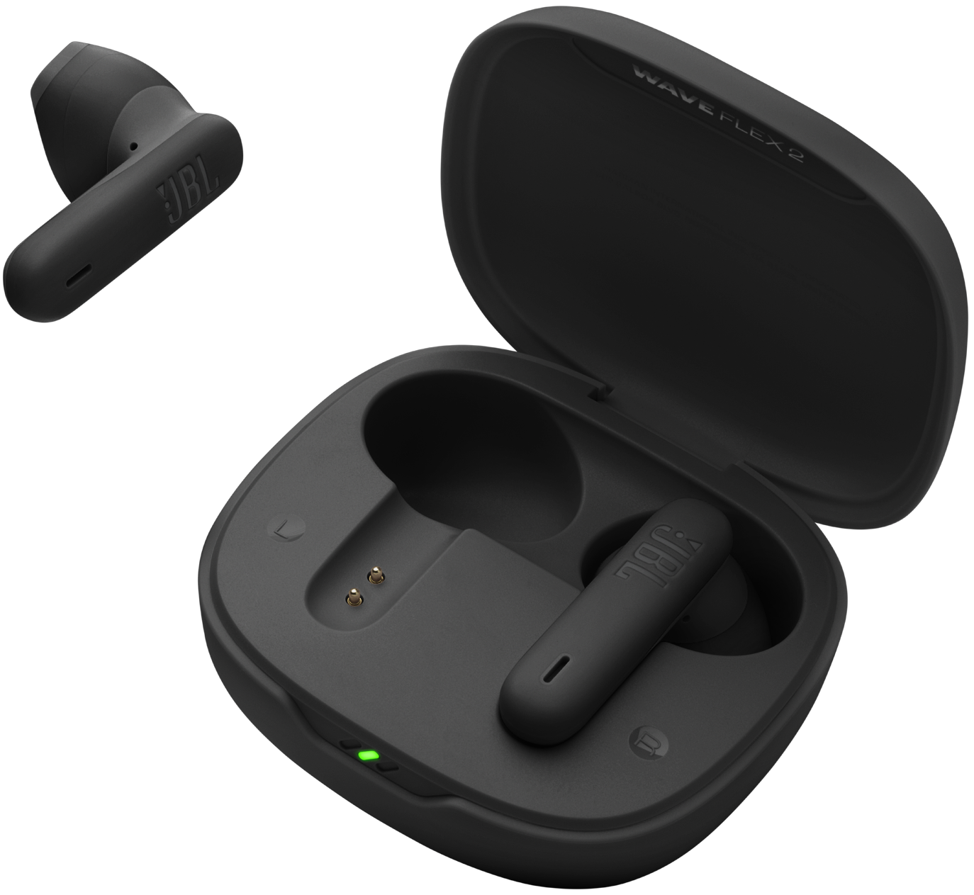 Handsfree Bluetooth JBL Wave Flex 2, TWS, ANC, MultiPoint, Fekete JBLWFLEX2BLK