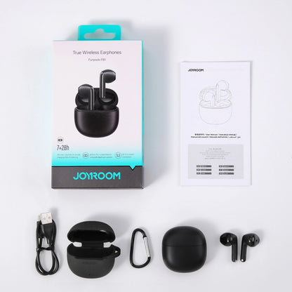 Bluetooth kihangosító Joyroom Funpods JR-FB1 Új verzió, TWS, Fekete