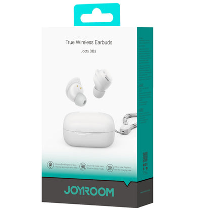 Bluetooth kihangosító Joyroom Jdots JR-DB3, TWS, Fehér