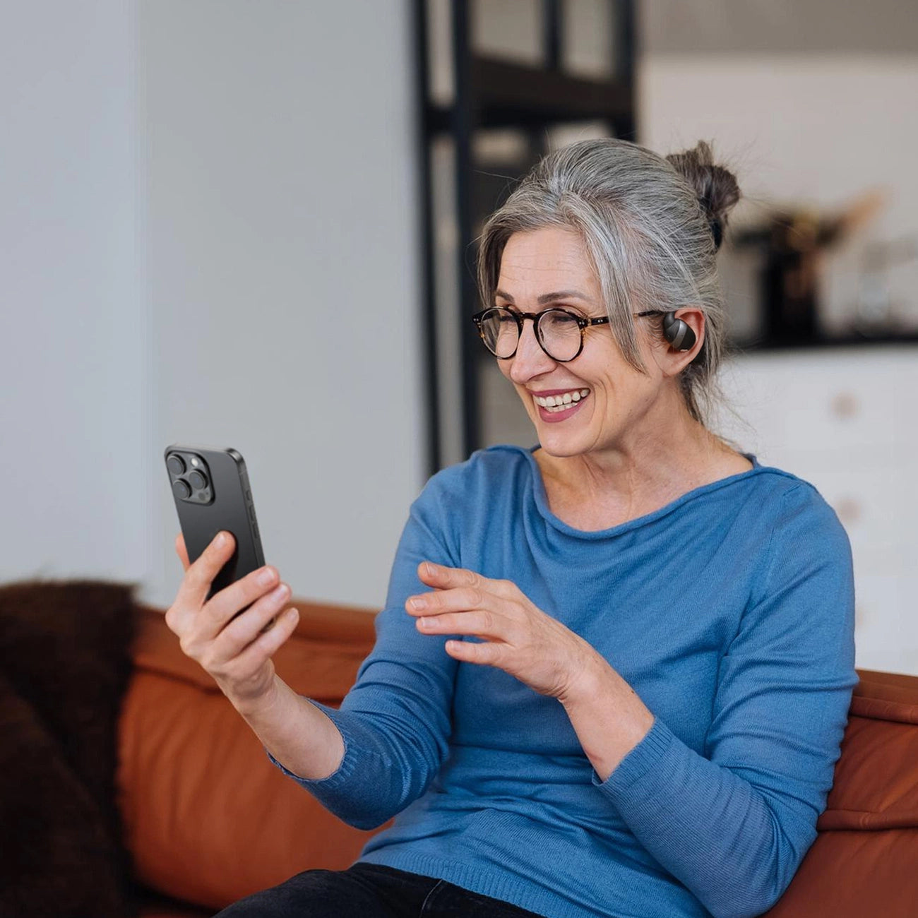 Handsfree Bluetooth Joyroom Open Ear JR-OE4, TWS, Fekete
