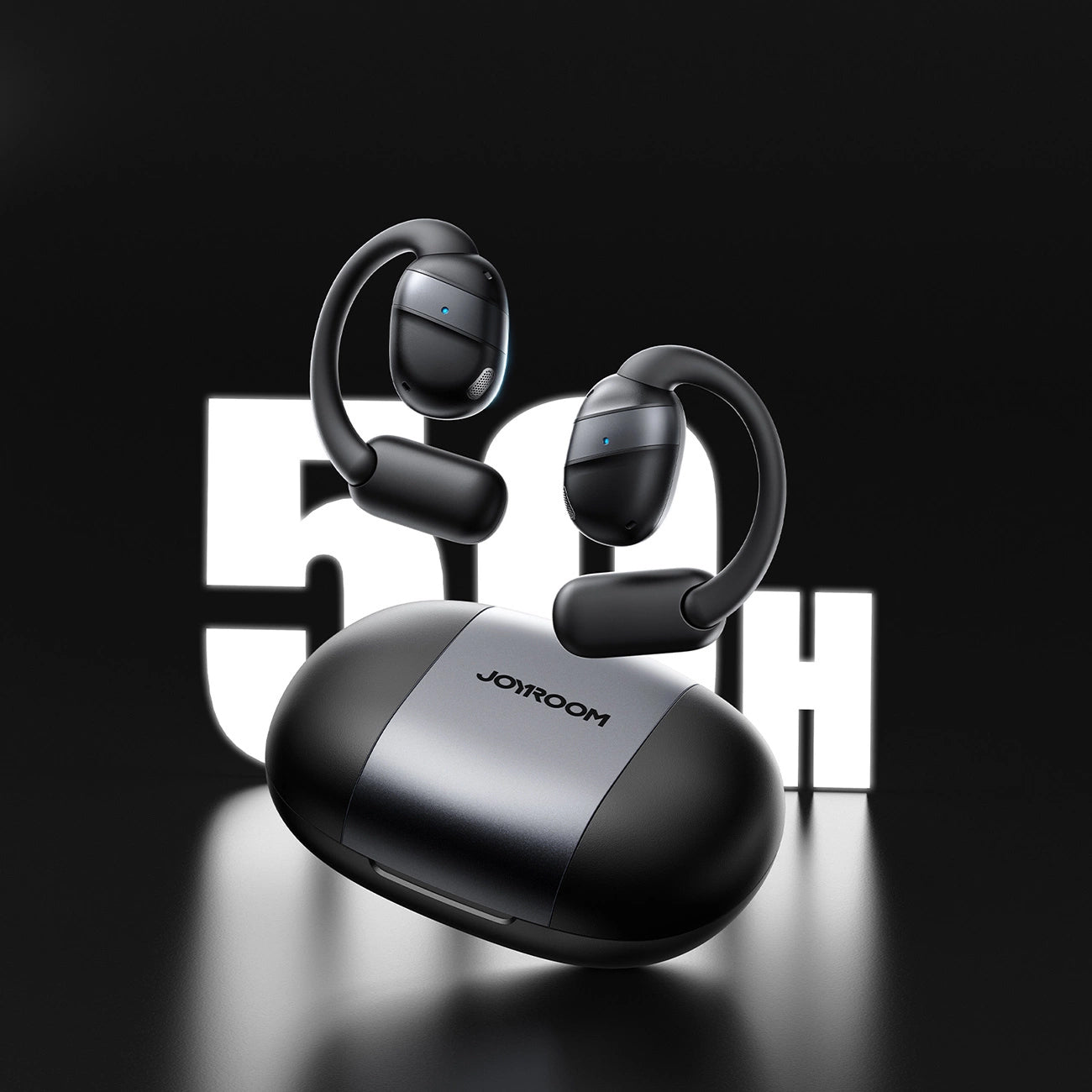 Handsfree Bluetooth Joyroom Open Ear JR-OE4, TWS, Fekete