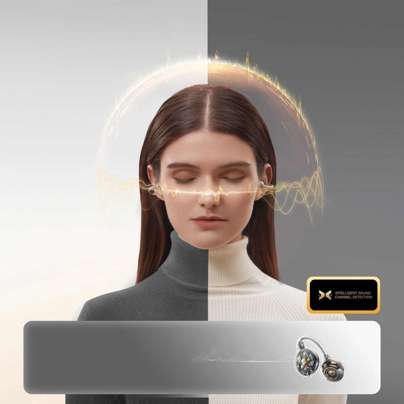 Handsfree Bluetooth Joyroom Openfree JR-OE3, TWS, Ezüst