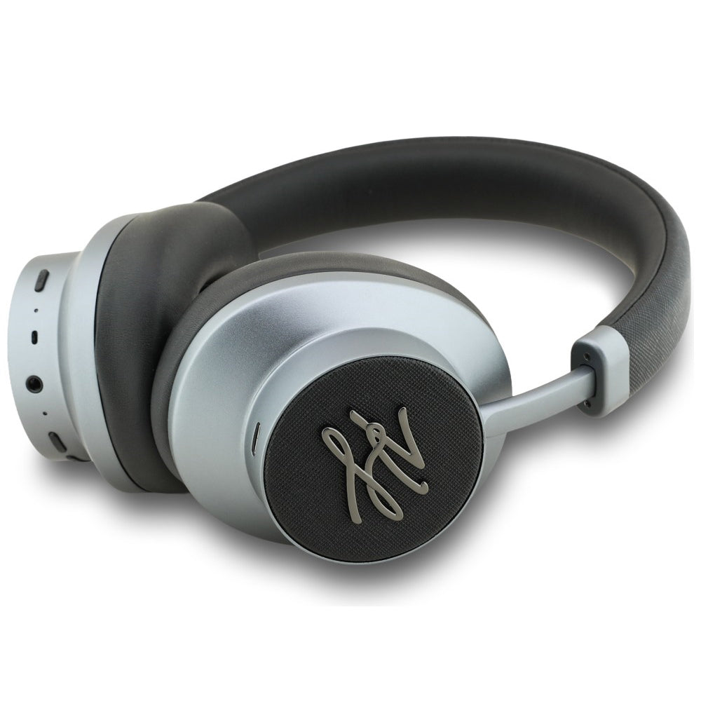 Handsfree Bluetooth Karl Lagerfeld Grained Initials, A2DP, ANC, Fekete