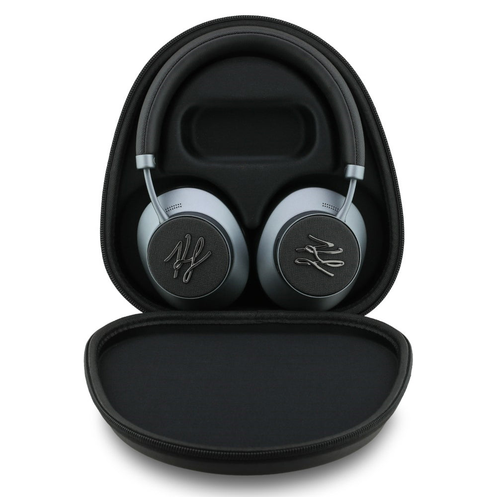 Handsfree Bluetooth Karl Lagerfeld Grained Initials, A2DP, ANC, Fekete