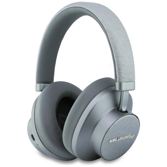 Handsfree Bluetooth Karl Lagerfeld Saffiano Elongated, A2DP, ANC, Szürke