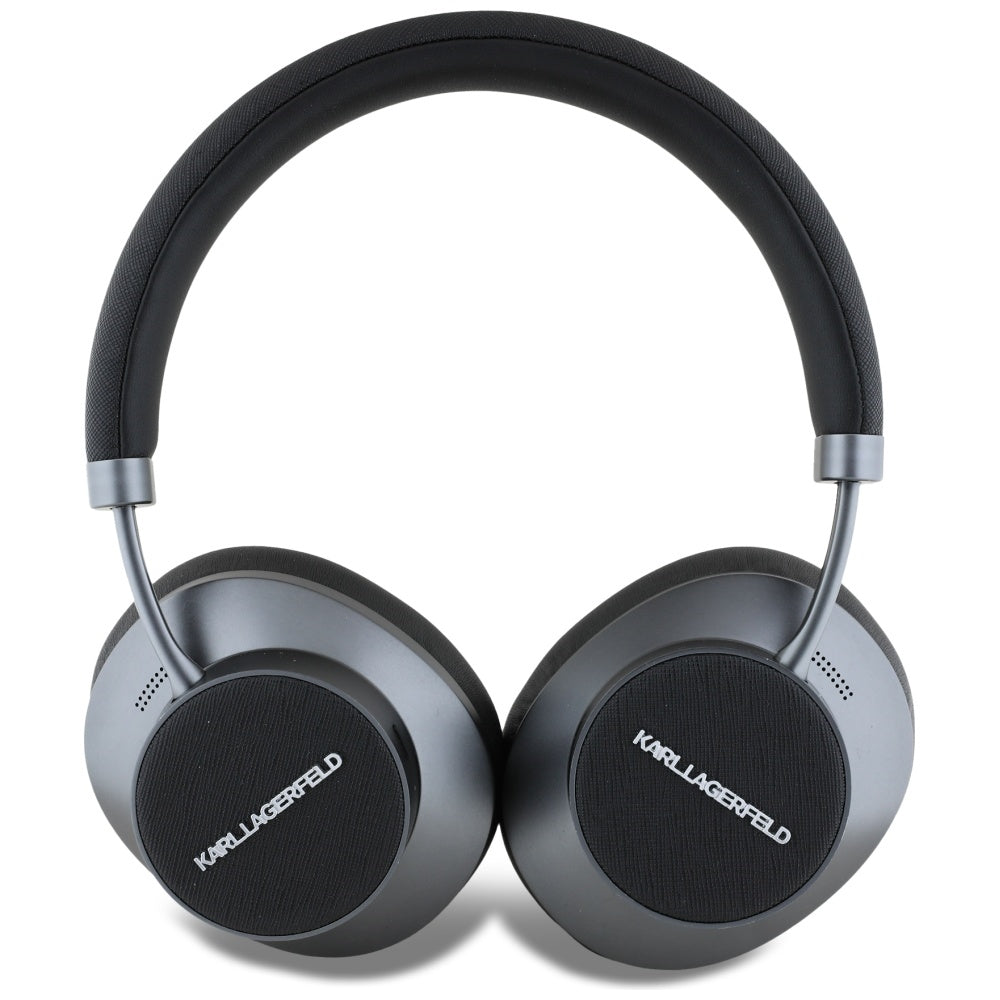 Handsfree Bluetooth Karl Lagerfeld Saffiano Elongated, A2DP, ANC, Fekete