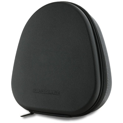 Handsfree Bluetooth Karl Lagerfeld Saffiano Elongated, A2DP, ANC, Fekete