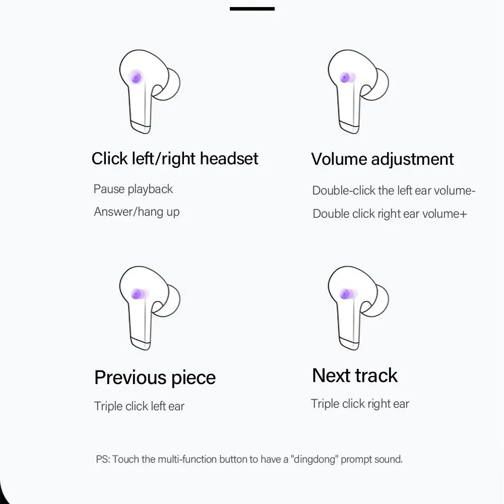 Handsfree Bluetooth Lenovo ThinkPlus LP5, TWS, Fehér