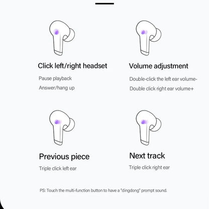Handsfree Bluetooth Lenovo ThinkPlus LP5, TWS, Fehér