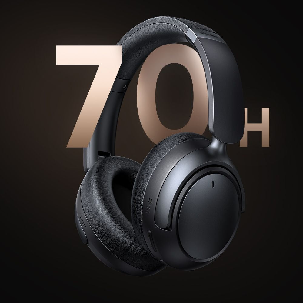 Bluetooth kihangosító McDodo HP-1400 T01, A2DP, ANC, Fekete