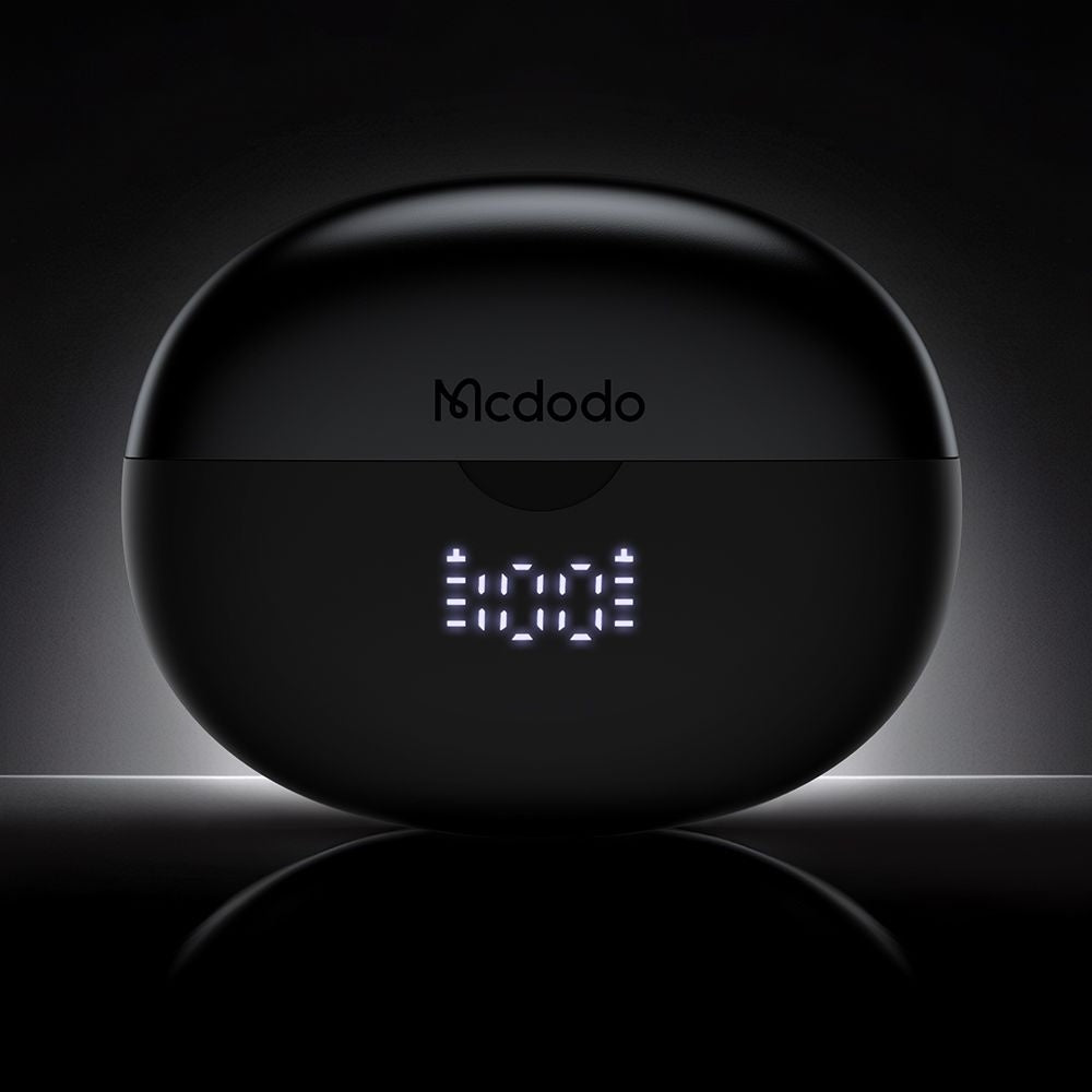 McDodo HP-8160 Air O3 Bluetooth kihangosító, TWS, fekete