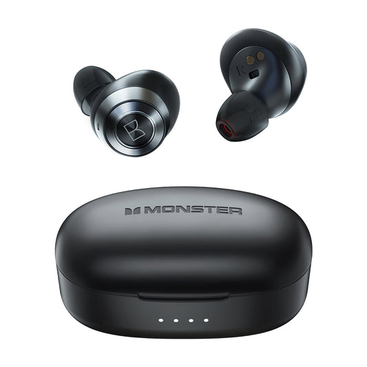 Bluetooth kihangosító Monster Achieve 100 AirLinks, TWS, Fekete