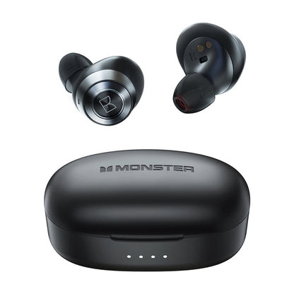 Bluetooth kihangosító Monster Achieve 100 AirLinks, TWS, Fekete