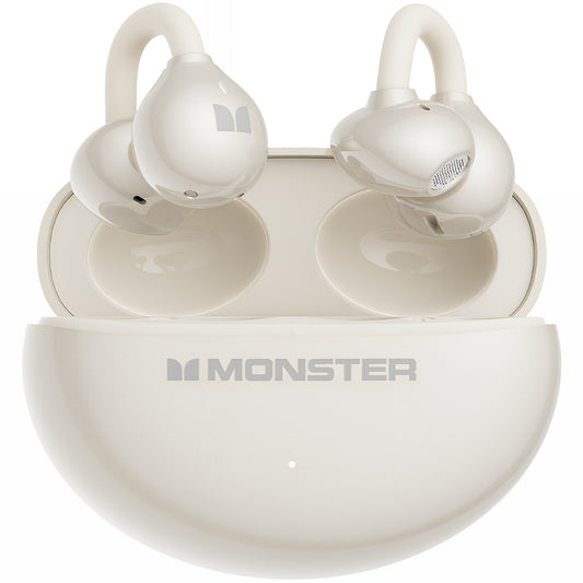 Bluetooth kihangosító Monster AirClip AC200, TWS, világos krém