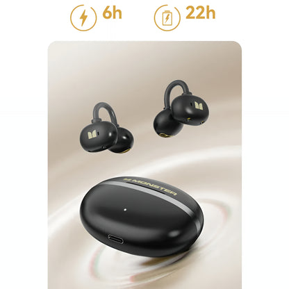 Bluetooth kihangosító Monster AirClip AC200, TWS, Fekete