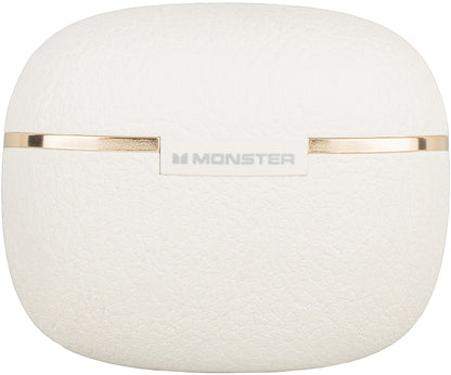 Bluetooth kihangosító Monster Clarity 200, TWS, ANC, Világos krém