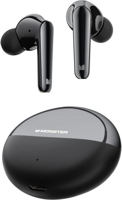 Bluetooth kihangosító Monster N-Lite 203 AirLinks, TWS, Fekete