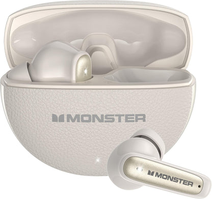 Handsfree Bluetooth Monster N-Lite 310, TWS, Light Cream