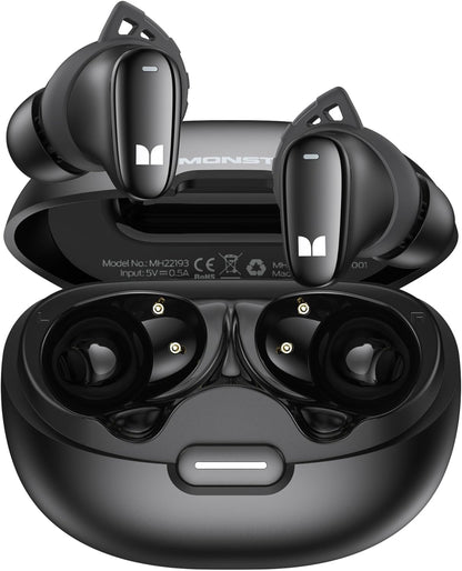 Bluetooth kihangosító Monster N-Lite 206, TWS, Fekete