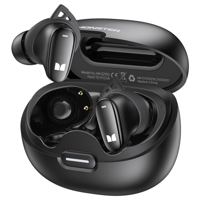 Bluetooth kihangosító Monster N-Lite 206, TWS, Fekete