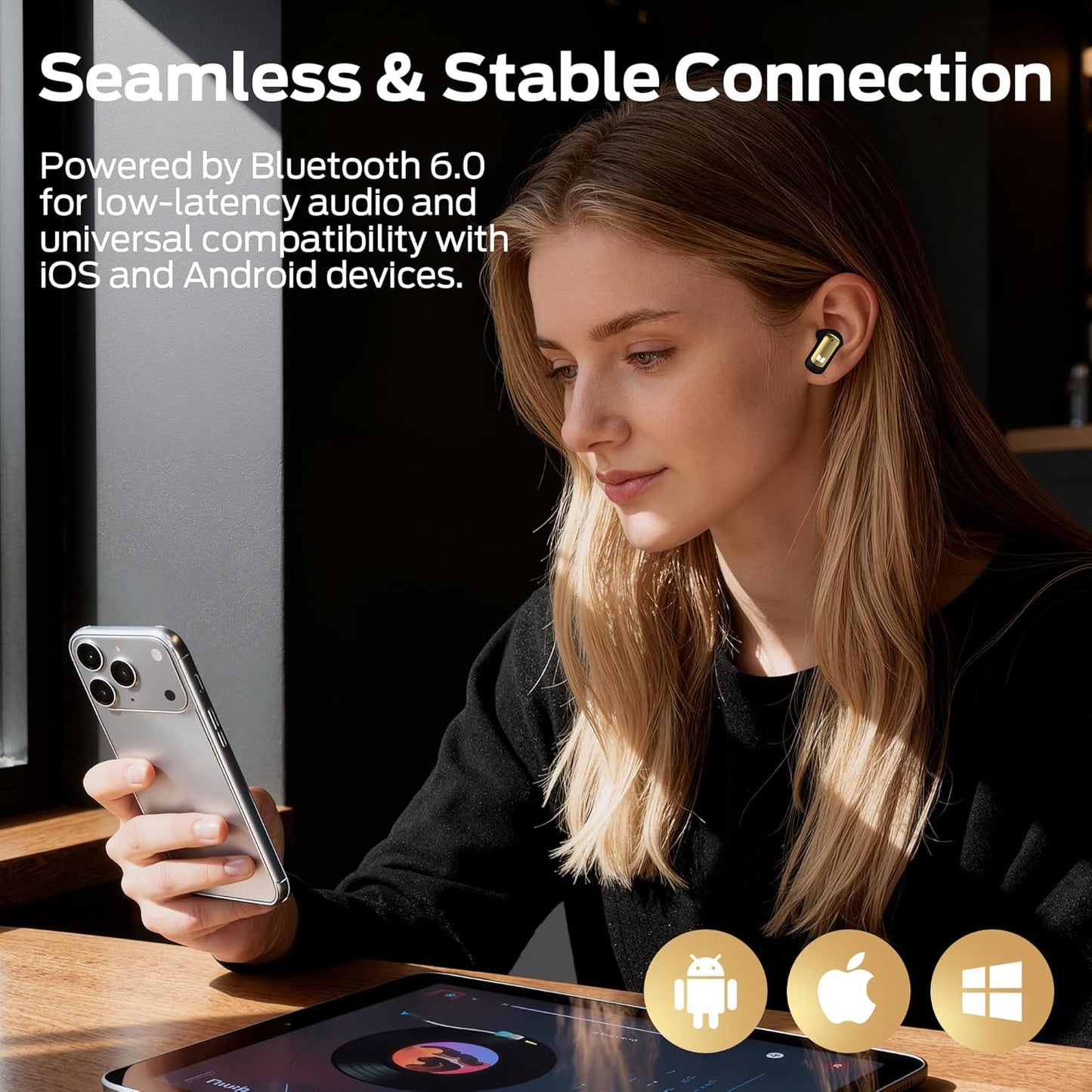 Bluetooth kihangosító Monster N-Lite 217, TWS, Fekete