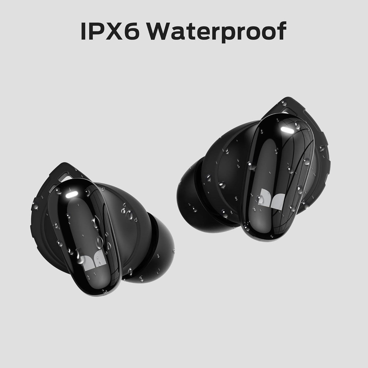 Bluetooth kihangosító Monster N-Lite 206, TWS, Fekete
