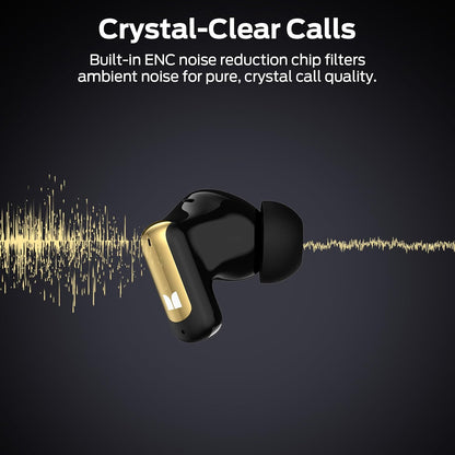 Bluetooth kihangosító Monster N-Lite 217, TWS, Fekete
