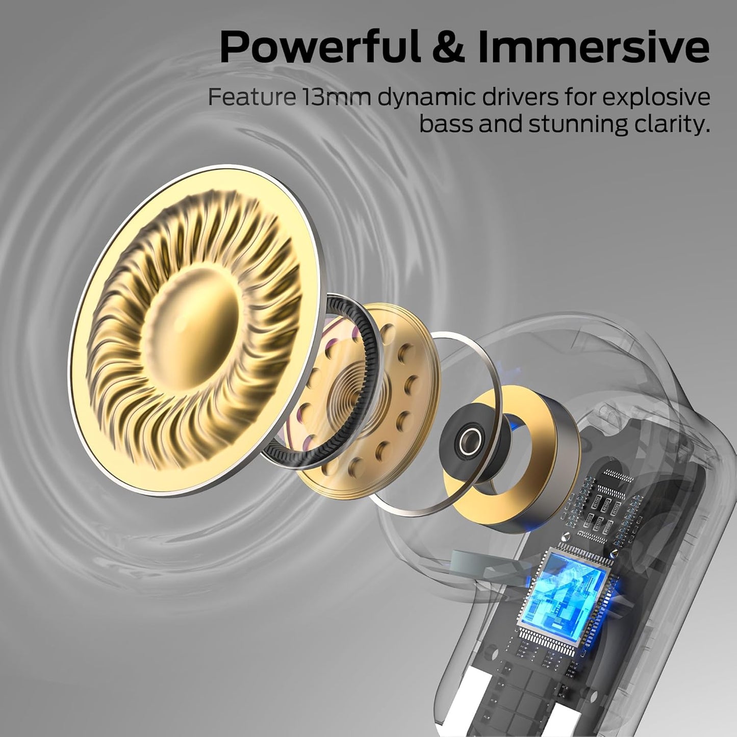 Bluetooth kihangosító Monster N-Lite 217, TWS, Fekete