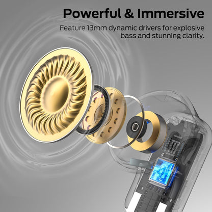 Bluetooth kihangosító Monster N-Lite 217, TWS, Fekete