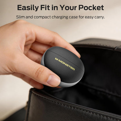 Bluetooth kihangosító Monster N-Lite 310, TWS, Fekete
