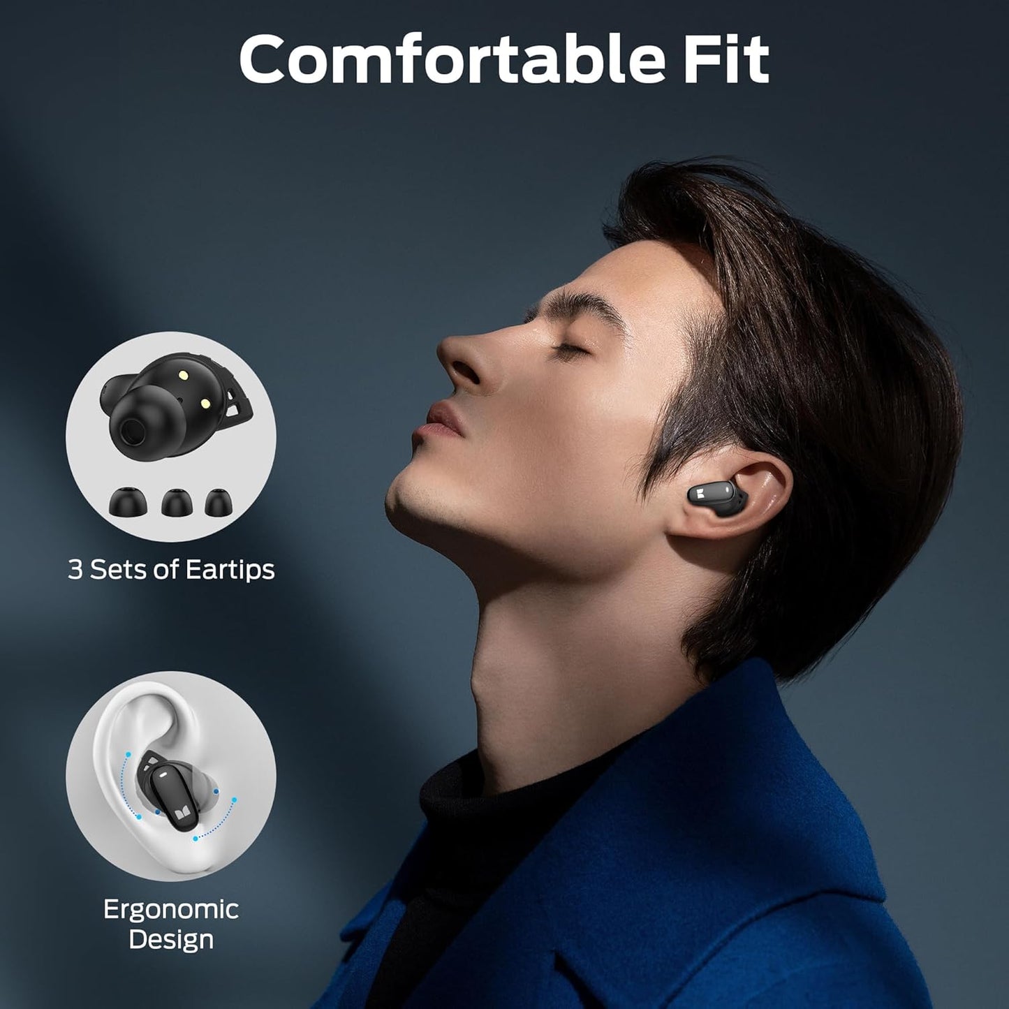 Bluetooth kihangosító Monster N-Lite 206, TWS, Fekete