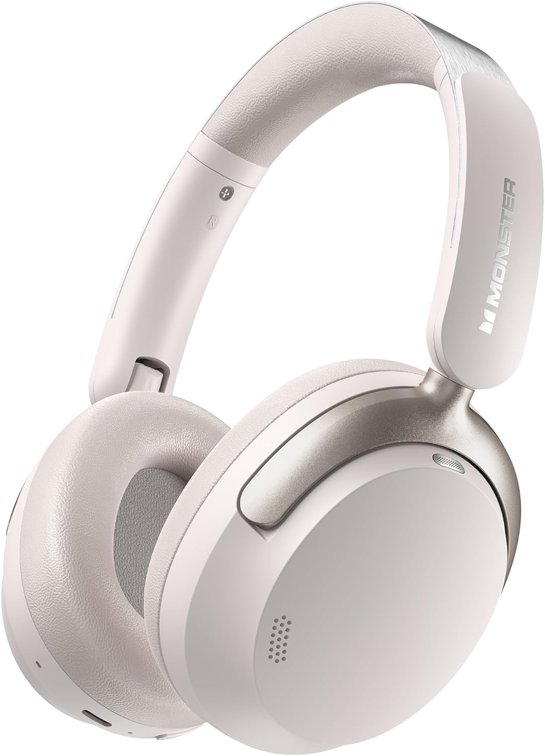 Bluetooth kihangosító Monster Persona 3rd, MultiPoint, A2DP, ANC, Fehér