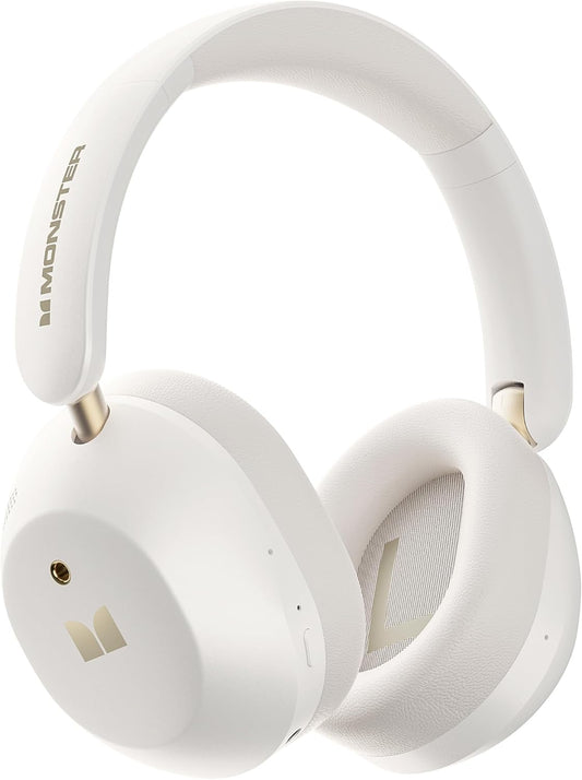 Bluetooth kihangosító Monster Persona 6th, MultiPoint, A2DP, ANC, Fehér