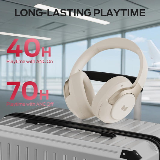 Bluetooth kihangosító Monster Persona 5th, MultiPoint, A2DP, ANC, Fehér